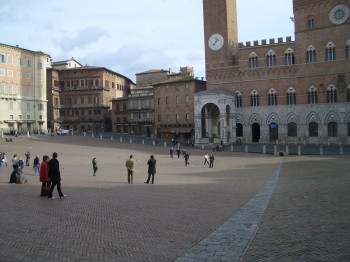 The Piazza del Campo in Siena
