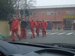 Lunch break in Maranello