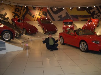 At one inside Galleria Ferrari