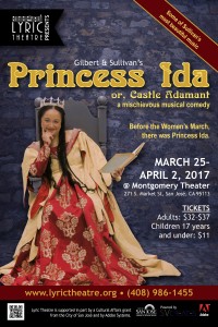 Poster for Lyric Theatre's 2017 production of Princess Ida